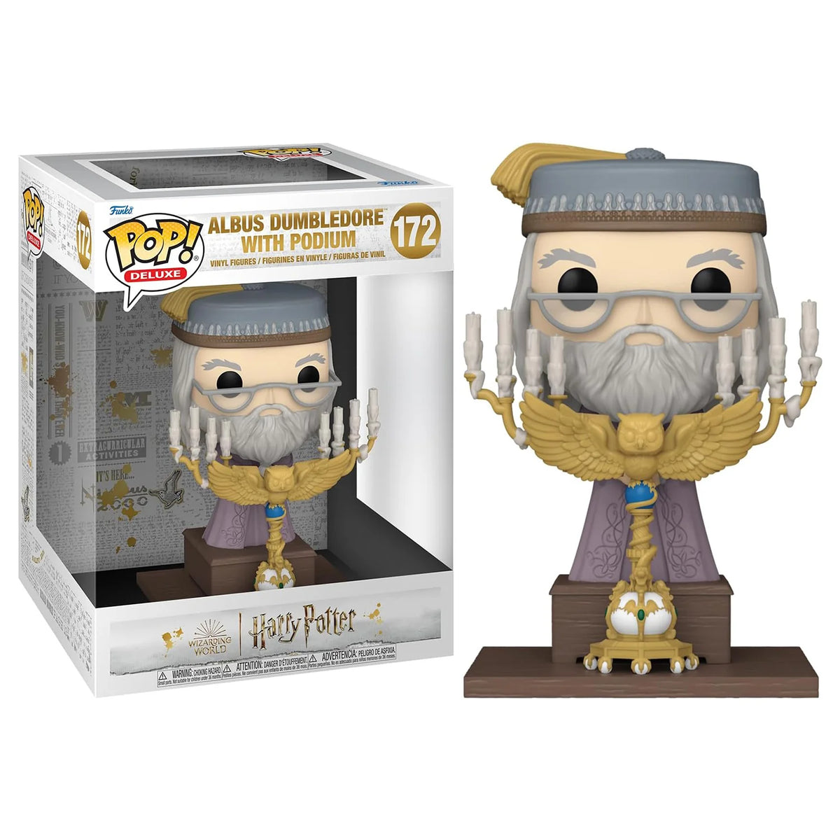 FUNKO POP! Deluxe: Albus Dumbledore con podio #172