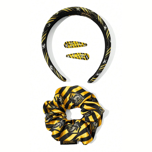 Set para cabello Hufflepuff - Harry Potter