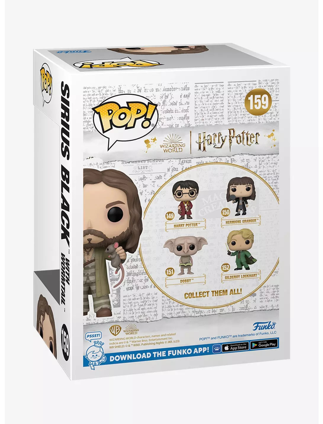 FUNKO POP! Exclusivo: Sirius Black con Colagusano #159