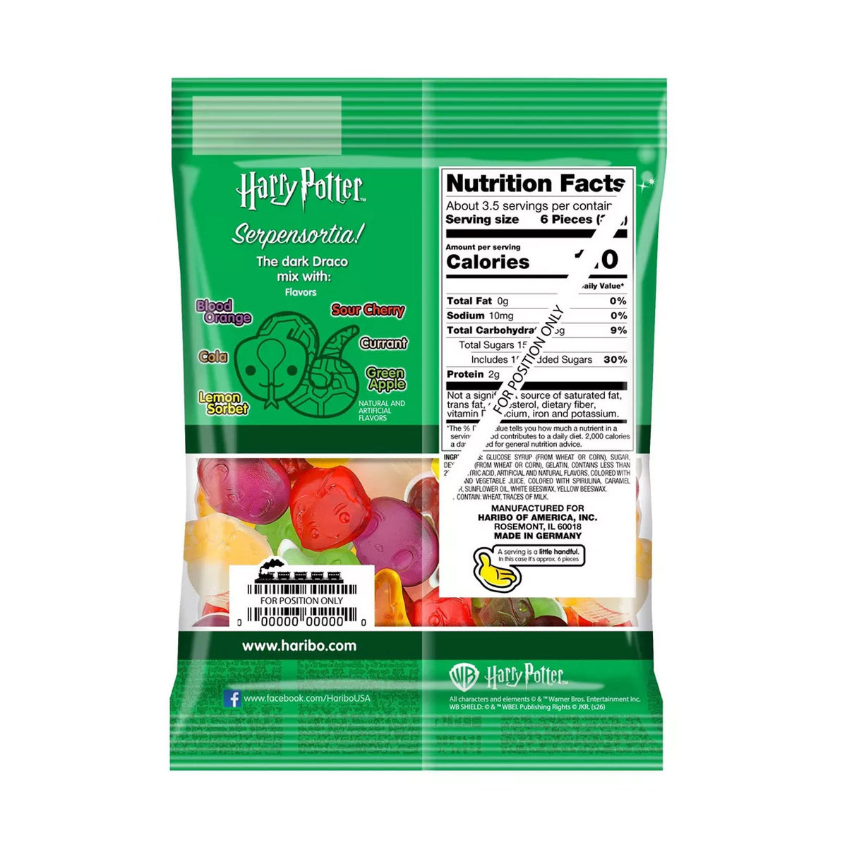Gomitas ácidas Haribo - Draco Malfoy