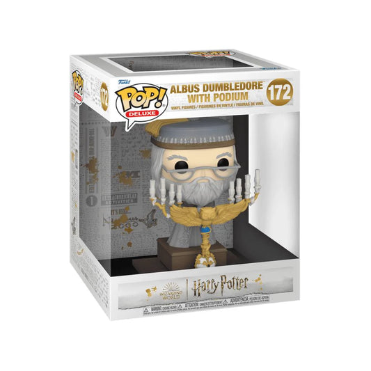 FUNKO POP! Deluxe: Albus Dumbledore con podio #172