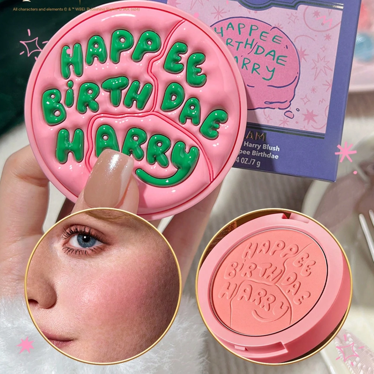 Maquillaje - Blush torta de Harry Potter - Sheglam