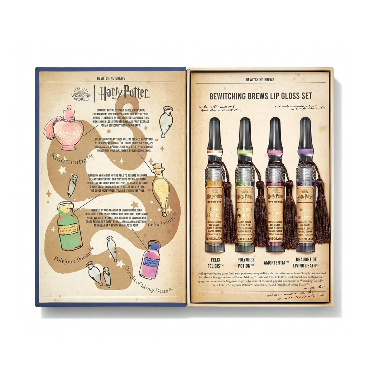 Maquillaje Harry Potter - Set de brillos labiales- Sheglam