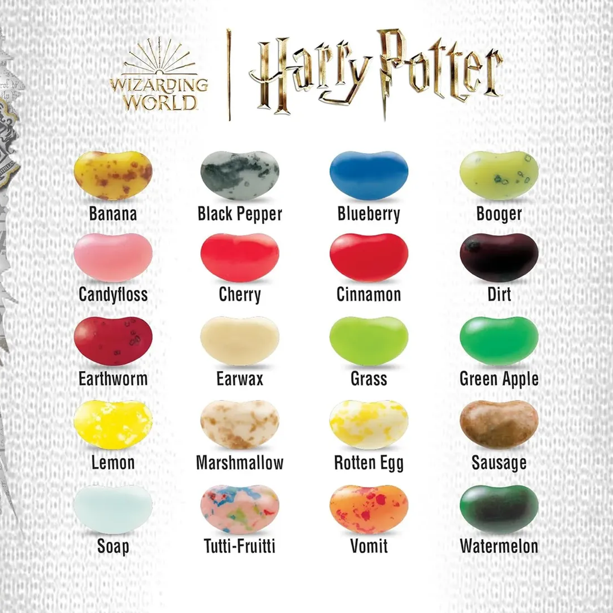 Caja de grageas de todos los sabores - Harry Potter