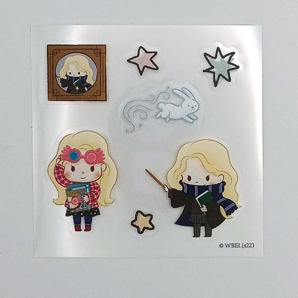 Lámina de stickers Luna Lovegood