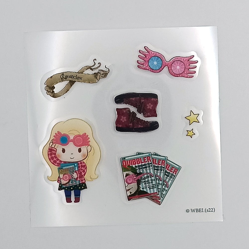 Lámina de stickers Luna Lovegood