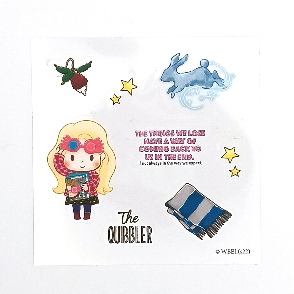 Lámina de stickers Luna Lovegood