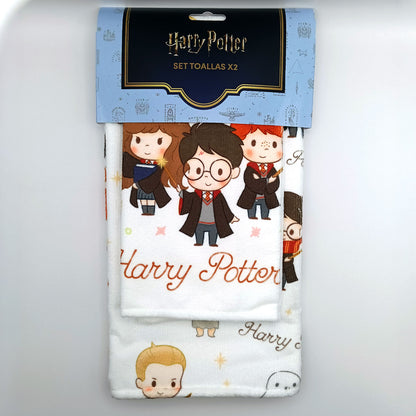 Set de toallas para cocina blanco - Harry Potter