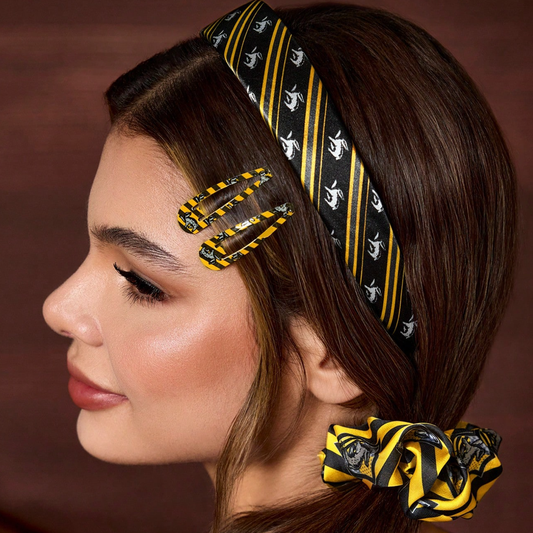 Set para cabello Hufflepuff - Harry Potter