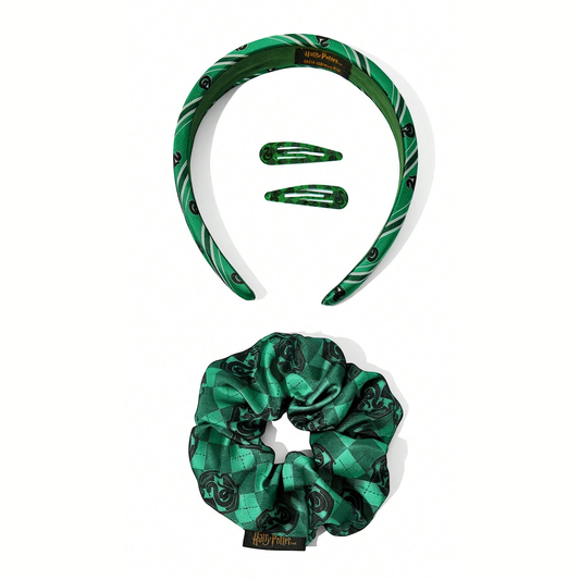 Set para cabello Slytherin - Harry Potter